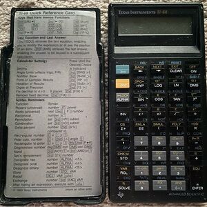 TI-68 Calculator & Guide Book